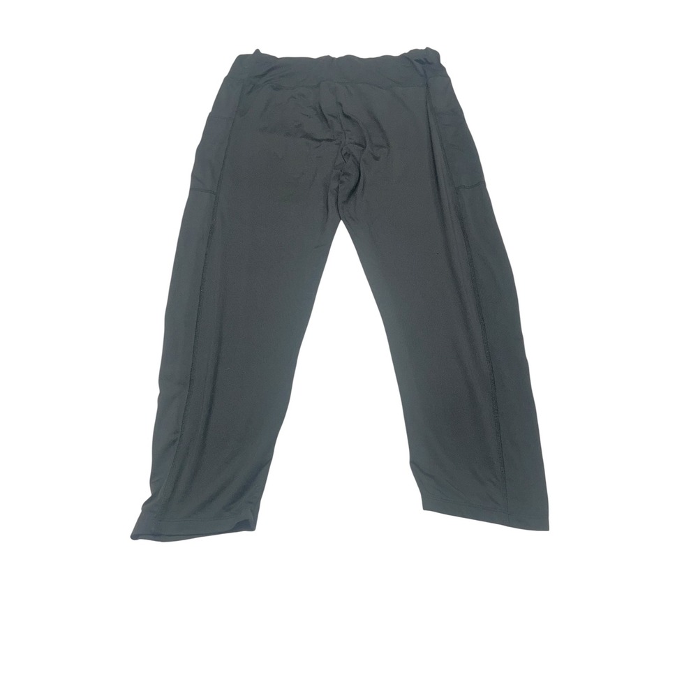 SHEIN Curve Womens Black Capri Pants Stretch Yoga Active Cropped Leggings 4XL
